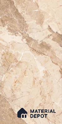 Brown Marble Look LM 06183 8 ft x 4 ft Texture Finish Decorative Laminate - 1 mm | Suitable for TV Unit, Wardrobe, Kitchen Cabinets