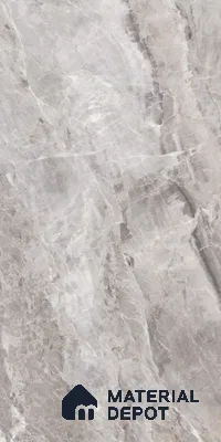 Grey Marble Look LM 06184 8 ft x 4 ft Matte Finish Decorative Laminate - 1 mm | Suitable for TV Unit, Wardrobe, Kitchen Cabinets