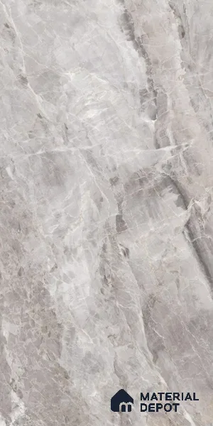 Grey Marble Look LM 06184 8 ft x 4 ft Matte Finish Decorative Laminate - 1 mm | Suitable for TV Unit, Wardrobe, Kitchen Cabinets