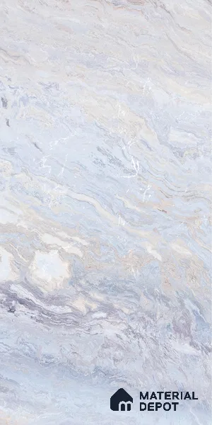 Blue Marble Look LM 06188 8 ft x 4 ft Texture Finish Decorative Laminate - 1 mm | Suitable for TV Unit, Wardrobe, Kitchen Cabinets