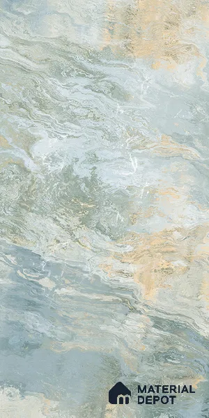 Brown Marble Look LM 06198 8 ft x 4 ft Texture Finish Decorative Laminate - 1 mm | Suitable for TV Unit, Wardrobe, Kitchen Cabinets