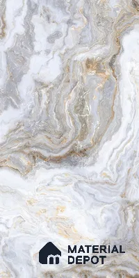 Grey Marble Look LM 06199 8 ft x 4 ft Texture Finish Decorative Laminate - 1 mm | Suitable for TV Unit, Wardrobe, Kitchen Cabinets