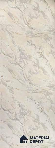 Beige Marble look LM 20769 8 ft x 4 ft High Gloss Finish 6H anti-scratch Acrylic Laminate - 1.5 mm