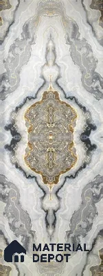 Grey Marble Look LM 22600 8 ft x 4 ft Texture Finish Decorative Laminate - 1 mm | Suitable for TV Unit, Wardrobe, Kitchen Cabinets