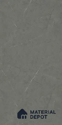 Grey Marble Look LM 02803 Cementro Dark 8 ft x 4 ft Zero Soft Matt Finish Decorative Laminate - 1 mm | Suitable for TV Unit, Wardrobe, Kitchen Cabinets