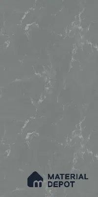 Grey Marble Look LM 02805 Grey Panda Marble 8 ft x 4 ft Natural Thermal Stone Finish Decorative Laminate - 1 mm | Suitable for TV Unit, Wardrobe, Kitchen Cabinets