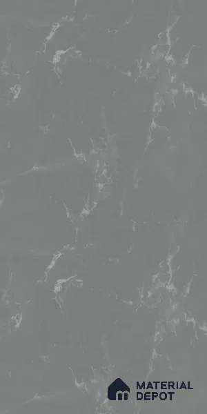 Grey Marble Look LM 02805 Grey Panda Marble 8 ft x 4 ft Natural Thermal Stone Finish Decorative Laminate - 1 mm | Suitable for TV Unit, Wardrobe, Kitchen Cabinets