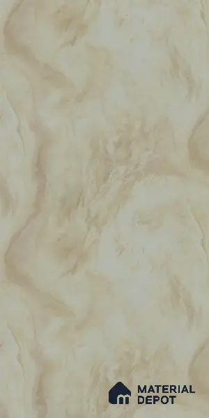 Beige Marble Look LM 02806 Volcano Ivory Marble 8 ft x 4 ft Natural Thermal Stone Finish Decorative Laminate - 1 mm | Suitable for TV Unit, Wardrobe, Kitchen Cabinets