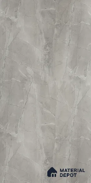 Grey Marble Look LM 05345 8 ft x 4 ft Texture Finish Decorative Laminate - 1 mm | Suitable for TV Unit, Wardrobe, Kitchen Cabinets