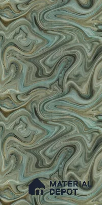 Grey Wave Look LM 13842 8 ft x 4 ft High Gloss Finish Decorative Laminate - 1 mm | Suitable for TV Unit, Wardrobe, Kitchen Cabinets