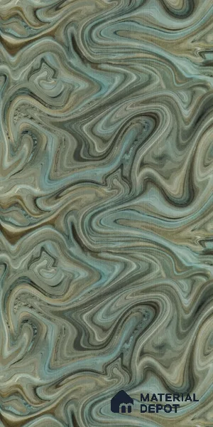 Grey Wave Look LM 13842 8 ft x 4 ft High Gloss Finish Decorative Laminate - 1 mm | Suitable for TV Unit, Wardrobe, Kitchen Cabinets
