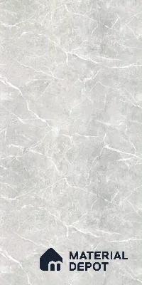 Grey Marble Look LM 13855 8 ft x 4 ft Texture Finish Decorative Laminate - 1 mm | Suitable for TV Unit, Wardrobe, Kitchen Cabinets