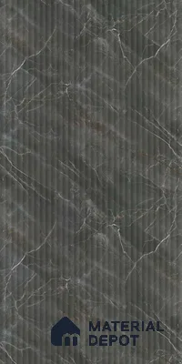 Marble Fluted LM 21343 8 ft x 4 ft Glossy Finish Decorative Laminate - 1 mm | Suitable for TV Unit,Wardrobe, Kitchen Cabinets