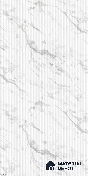 Marble Fluted LM 21344 8 ft x 4 ft Glossy Finish Decorative Laminate - 1 mm | Suitable for TV Unit,Wardrobe, Kitchen Cabinets
