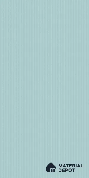 Powder Blue Fluted Solid Color LM 21365 8 ft x 4 ft High Gloss Finish Decorative Laminate - 1 mm | Suitable for TV Unit,Wardrobe, Kitchen Cabinets