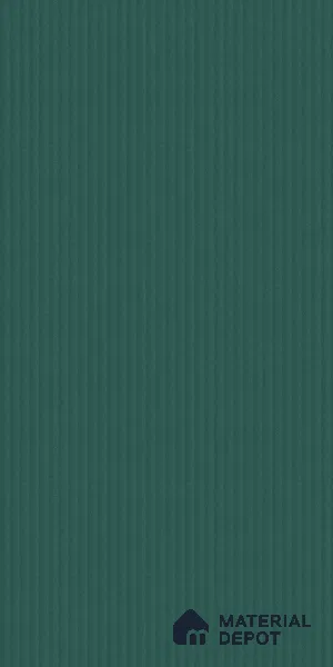 Teal Blue Fluted Solid Color LM 21367 8 ft x 4 ft High Gloss Finish Decorative Laminate - 1 mm | Suitable for TV Unit,Wardrobe, Kitchen Cabinets