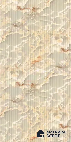 Marble Fluted LM 21421 8 ft x 4 ft Texture Finish Decorative Laminate - 1 mm | Suitable for TV Unit,Wardrobe, Kitchen Cabinets