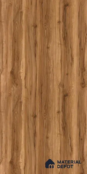 Wooden Look LM 21424 Swiss Walnut 8 ft x 4 ft Texture Finish Decorative Laminate - 1 mm | Suitable for TV Unit, Wardrobe, Kitchen Cabinets