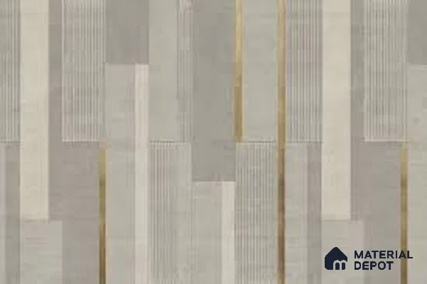 Duco Paintable Geometric Stripes B 8 ft x 4 ft CNC Made HDHMR Panel - 12 mm