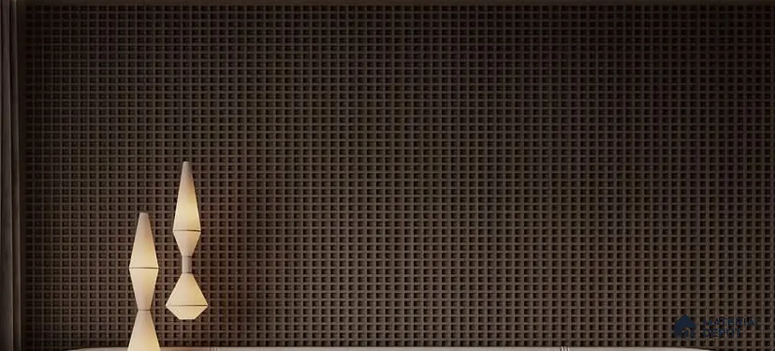 Duco Paintable Grid Accent 8 ft x 4 ft CNC Made HDHMR Panel - 17 mm