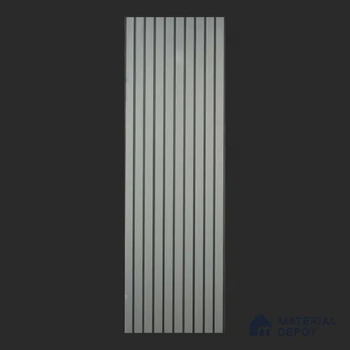 Grey Stone Look PVC Louver/Panel | 10 ft x 1 ft | 10 - mm | PN 08031