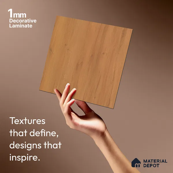 Wooden Look LM 01206 Urban Blend 8 ft x 4 ft Texture Finish Laminates - 1 mm | Suitable for TV Unit, Wardrobe, Kitchen Cabinets