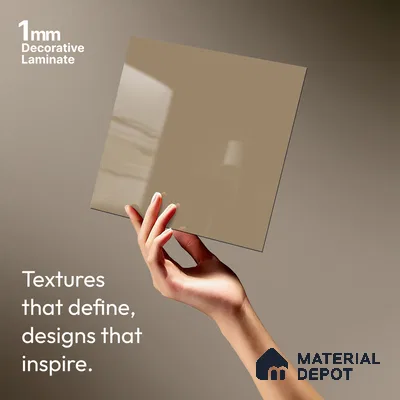 LM 01358 8 ft x 4 ft High Gloss Finish Decorative Laminate - 1 mm  | Suitable for Living Room, Kitchen, Office