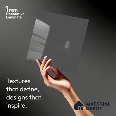 LM 01360 8 ft x 4 ft High Gloss Finish Decorative Laminate - 1 mm  | Suitable for Living Room, Kitchen, Office