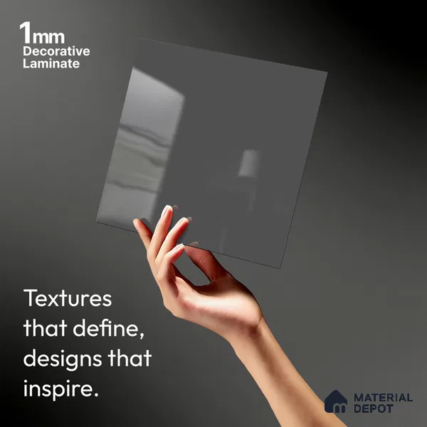 LM 01360 8 ft x 4 ft High Gloss Finish Decorative Laminate - 1 mm  | Suitable for Living Room, Kitchen, Office