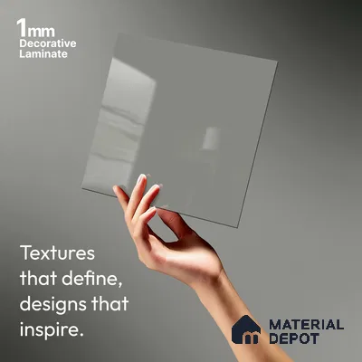LM 01361 8 ft x 4 ft High Gloss Finish Decorative Laminate - 1 mm  | Suitable for Living Room, Kitchen, Office