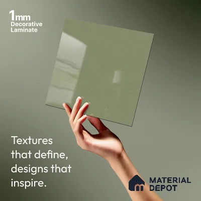 LM 01375 Prismatic Pearl 8 ft x 4 ft Texture Finish Decorative Laminate - 1 mm  | Suitable for TV Unit, Wardrobe, Kitchen Cabinets