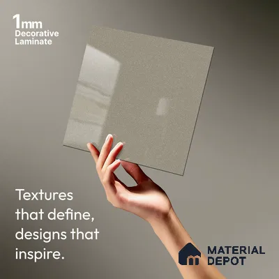 LM 01377 Luminous Luxe 8 ft x 4 ft Texture Finish Decorative Laminate - 1 mm  | Suitable for TV Unit, Wardrobe, Kitchen Cabinets