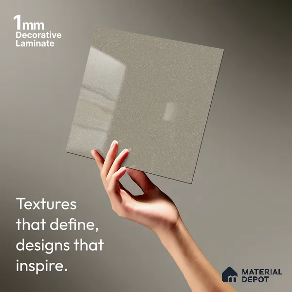 LM 01377 Luminous Luxe 8 ft x 4 ft Texture Finish Decorative Laminate - 1 mm | Suitable for TV Unit, Wardrobe, Kitchen Cabinets