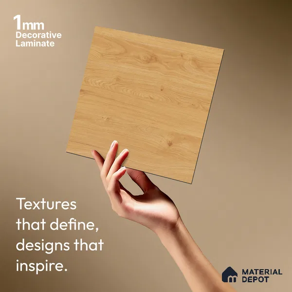 Wooden Look LM 01400 Earthy Elite 8 ft x 4 ft Texture Finish Decorative Laminate - 1 mm  | Suitable for TV Unit, Wardrobe, Kitchen Cabinets