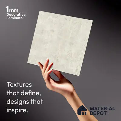 Stone Look LM 01422 Opulent Relief 8 ft x 4 ft Texture Finish Decorative Laminate - 1 mm  | Suitable for TV Unit, Wardrobe, Kitchen Cabinets