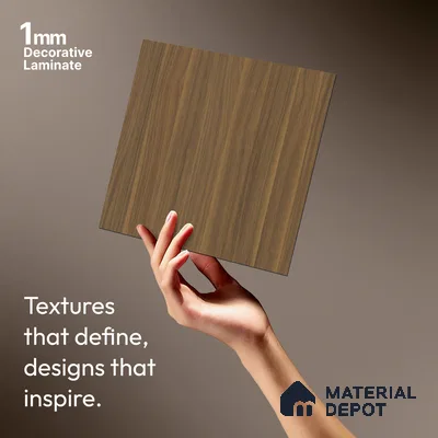 Wooden Look LM 01425 Tango Wood 8 ft x 4 ft Texture Finish Decorative Laminate - 1 mm  | Suitable for TV Unit, Wardrobe, Kitchen Cabinets