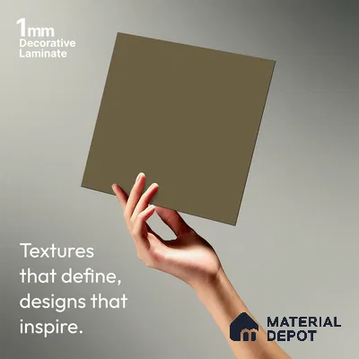 Solid Colors Look LM 19229 Autumn 8 ft x 4 ft Matte Finish Decorative Laminate - 1 mm | Suitable for Living Room, Kitchen, Office