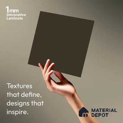 Solid Colors Look LM 19240 Llama Wool 8 ft x 4 ft Matte Finish Decorative Laminate - 1 mm | Suitable for Living Room, Kitchen, Office