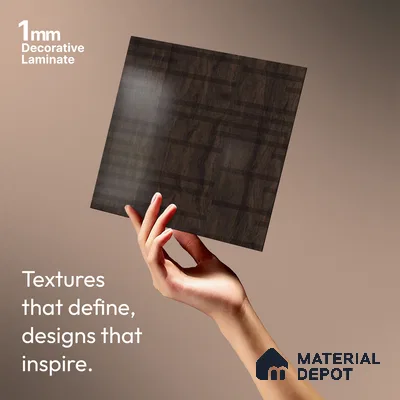 Abstract Look LM 19323 Amazon Wood 8 ft x 4 ft Texture Finish Decorative Laminate - 1 mm | Suitable for TV Unit, Wardrobe, Kitchen Cabinets