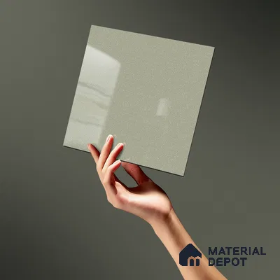 LM 19468 Lead Grey Metallic High Gloss Finish 8 ft x 4 ft Decorative Laminate - 1 mm | Suitable for TV Unit, Wardrobe, Kitchen Cabinets