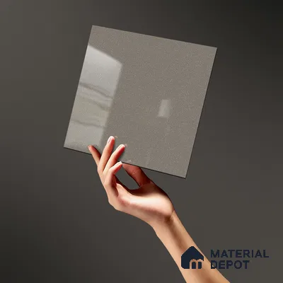 LM 19469 Slate Shade Metallic High Gloss Finish 8 ft x 4 ft Decorative Laminate - 1 mm | Suitable for TV Unit, Wardrobe, Kitchen Cabinets