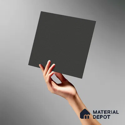 LM 21049 E Stone Grey Solid Color Suede Finish 8 ft x 4 ft Decorative Laminate - 1 mm | Suitable for Living Room, Kitchen, Office