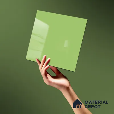 LM 21063 F Pistara Solid Color Glossy Finish 8 ft x 4 ft Decorative Laminate - 1 mm | Suitable for Living Room, Kitchen, Office