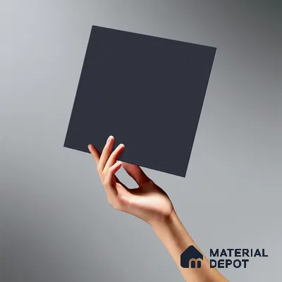 LM 21070 I Deep Slate Blue Solid Color Suede Finish 8 ft x 4 ft Decorative Laminate - 1 mm | Suitable for Living Room, Kitchen, Office