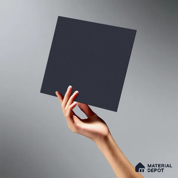 LM 21070 I Deep Slate Blue Solid Color Suede Finish 8 ft x 4 ft Decorative Laminate - 1 mm | Suitable for Living Room, Kitchen, Office