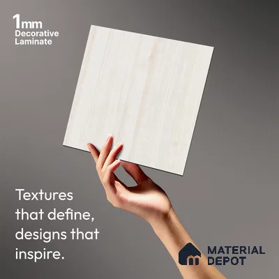 Wooden Look LM 21121 C Vanilla Timber Majestic Vista Texture Finish 8 ft x 4 ft Decorative Laminate - 1 mm | Suitable for TV Unit, Wardrobe, Kitchen Cabinets