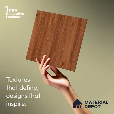 Wooden Look LM 21126 B Terranova Grain Majestic Vista Texture Finish 8 ft x 4 ft Decorative Laminate - 1 mm | Suitable for TV Unit, Wardrobe, Kitchen Cabinets