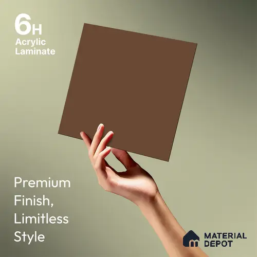 TR 1143 8 ft x 4 ft Zero Matte Finish Acrylic Laminate - 1.5 mm | Suitable for Living Room, Kitchen, Office