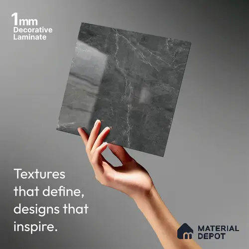 Stone Look LM 18795 Dynamic Venetino 8 ft x 4 ft Texture Finish Decorative Laminate - 1 mm | Suitable for TV Unit, Wardrobe, Kitchen Cabinets