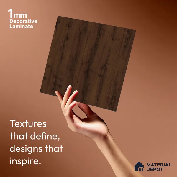 Wooden Look LM 20978 Urban Veneer 8 ft x 4 ft Super Matte Finish Decorative Laminate - 1 mm | Suitable for TV Unit, Wardrobe, Kitchen Cabinets